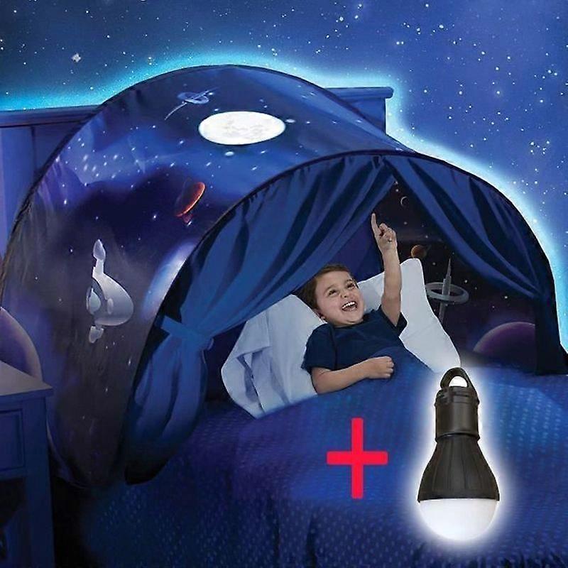 Dream Tents Play Tent Bed Kids Boy Girl Sky Foldable Tent with Mosquito Net Dream Tent