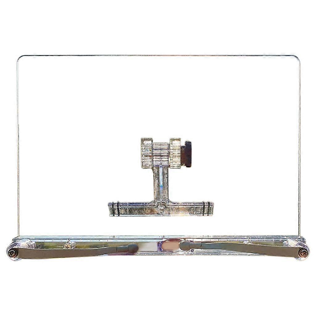 透明なアクリル製ブックスタンドノートブック音楽用の読書本棚