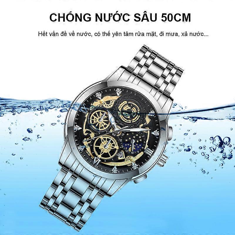 Ocio Moda Vidrio Hombres Reloj de Cuarzo