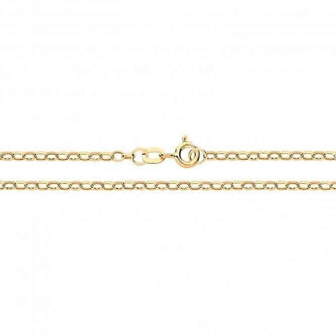 9ct Gold Diamond Cut Belcher Chain CH369