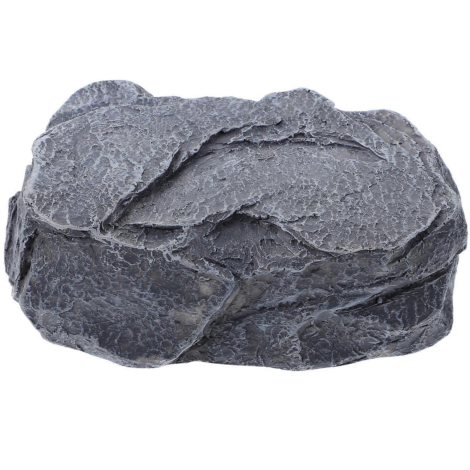 Simulation Stone Key Holder Spare Key Hiding Box Stone Shape Key Holder Outdoor Garden Decor