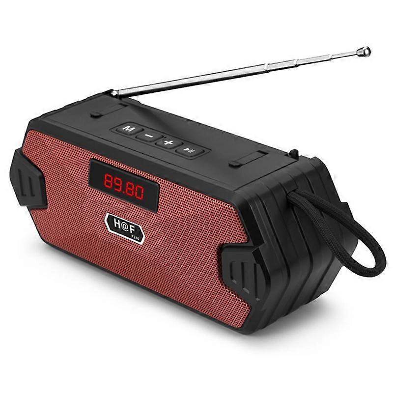 Portable Wireless Speaker Bluetooth Red
