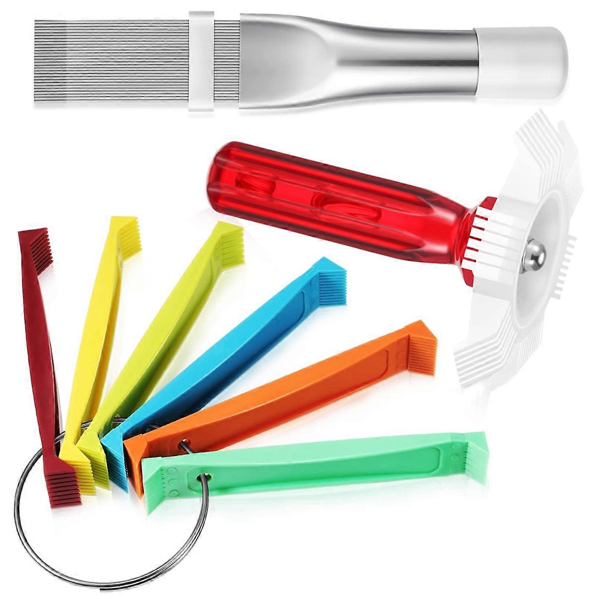 Air Conditioning Brush Set Includes FCR6 Ring Fin Comb Fin Cleaner