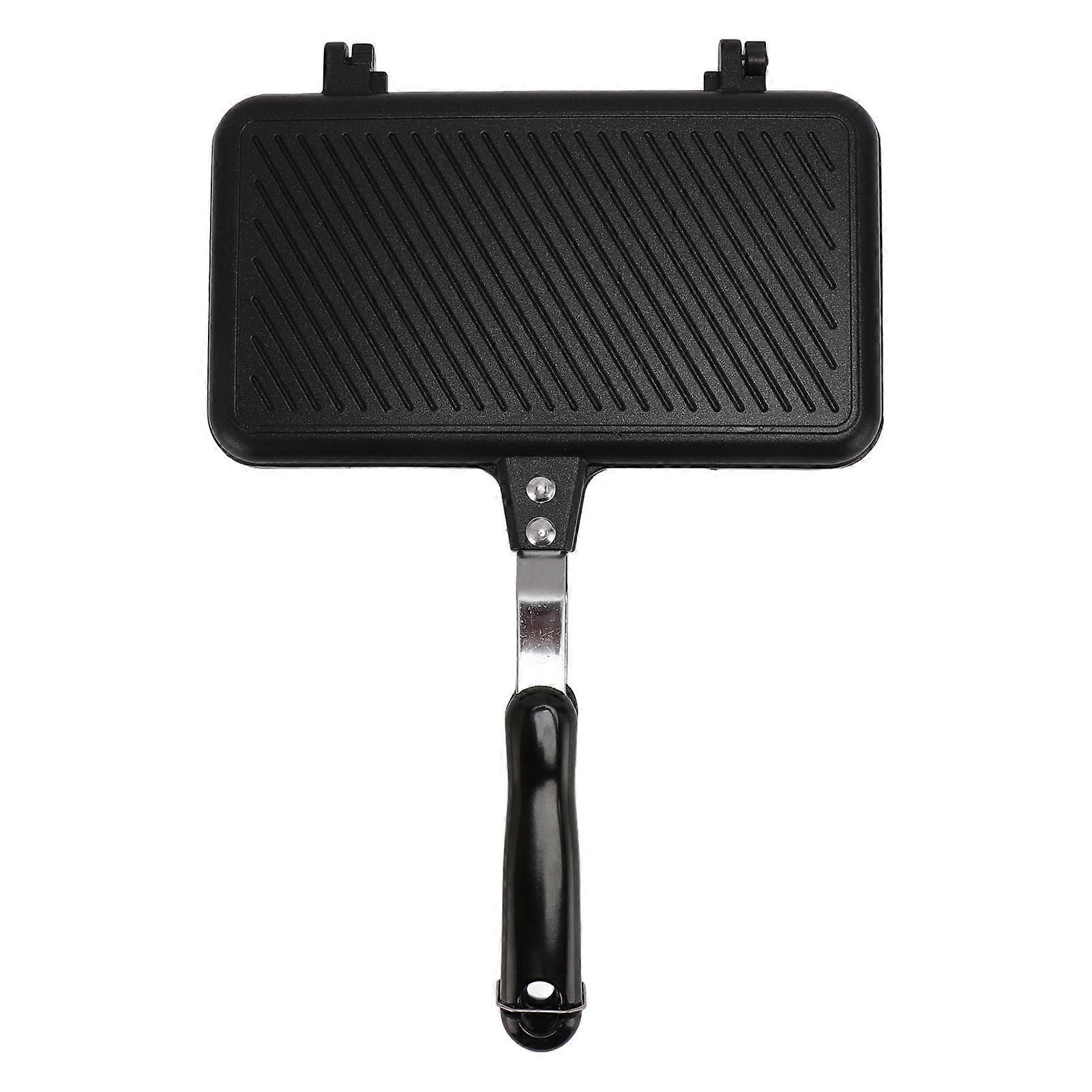 Portable Aluminum Non-stick Waffle Maker for Family Breakfast Baking Type B