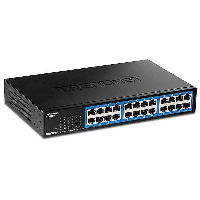 Skrivbordsswitch - Ospecificerad - 24 portar - Extern strömförsörjning - Gigabit Ethernet