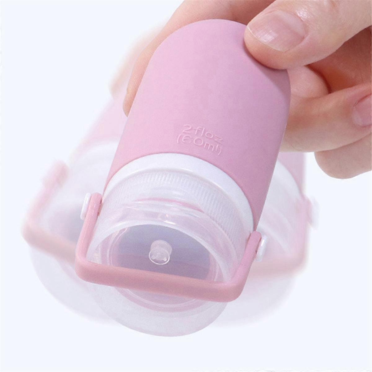 Portable Silicone Travel Bottles Liquid Container 60ml C
