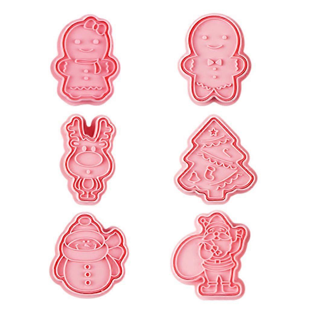 Plastic DIY Cookie Cutters Cartoon Kitchen Baking Tools Easy Cake Decoration