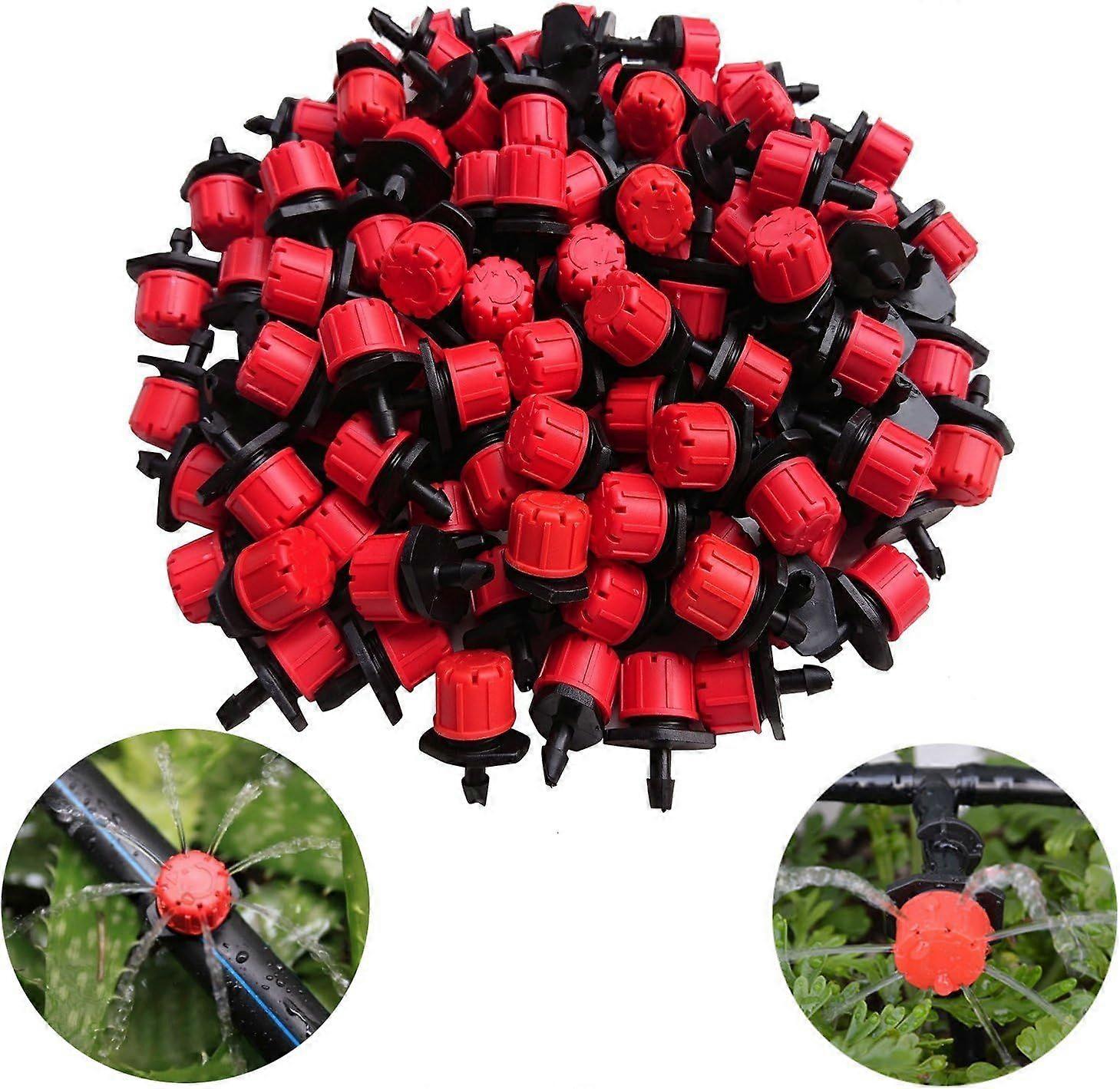 Gotero de riego adjustable 100 blocks, goteo transmitter system riego porgoteo located in the courtyard of the hoga gardens