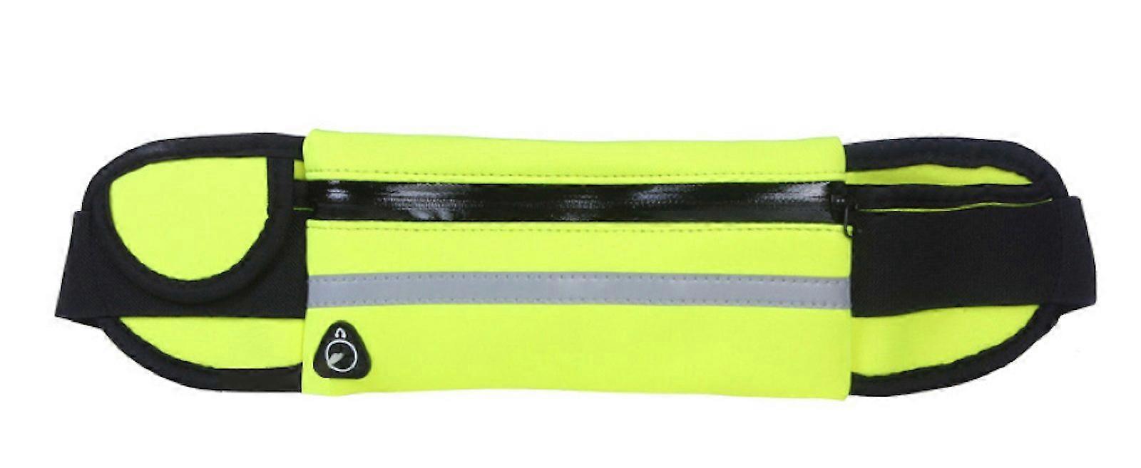 Run Belt Light Running Belt With Pockets And Headphone Hole Adjustable Waist Fitness Belt For Runners