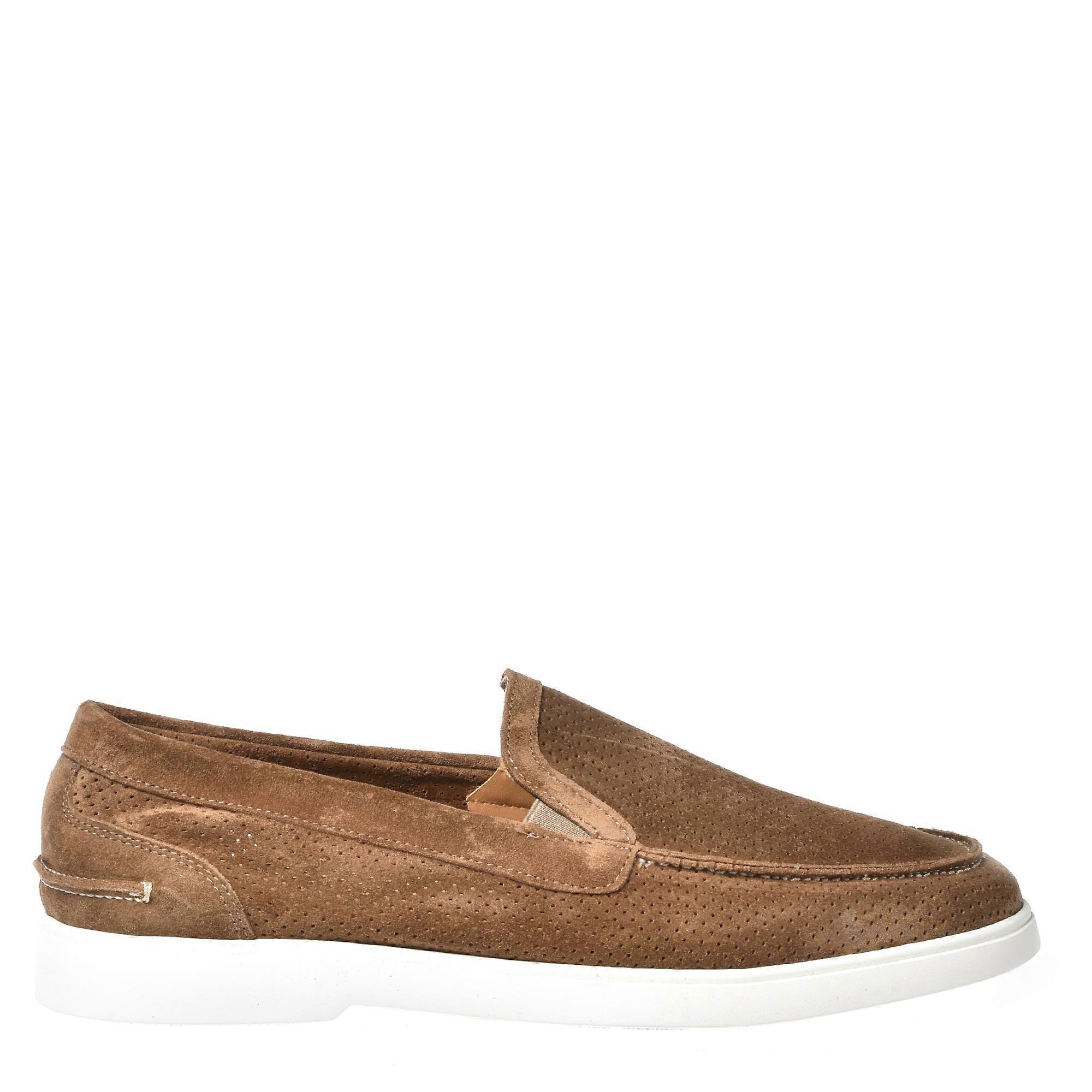 Baldinini - Perforated Suede Leather Slipper