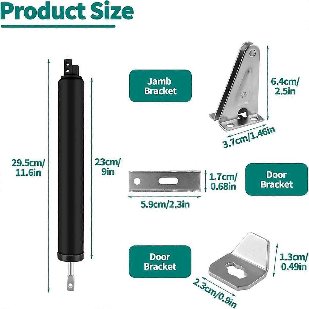 2PCS Screen and Storm Door Closer Kit,Pneumatic Screen and Storm