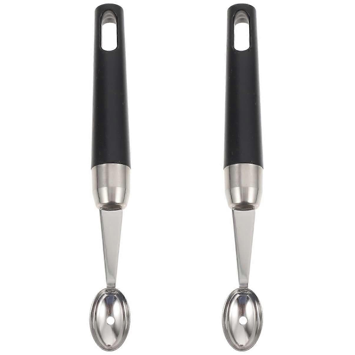 2 Pack Spoon Kitchen Tools, Ice Cream Butter Digger Spoon, Remover Tea Round