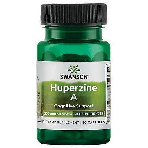 Swanson Vitaminer Huperzine A Maximal styrka, 200 mcg, 30 kapslar