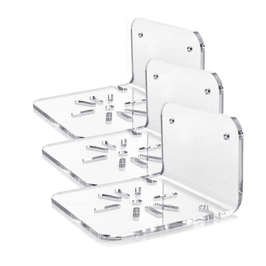 Sleek Acrylic Speaker Wall Mount Floating Shelf  Display and Store Speaker