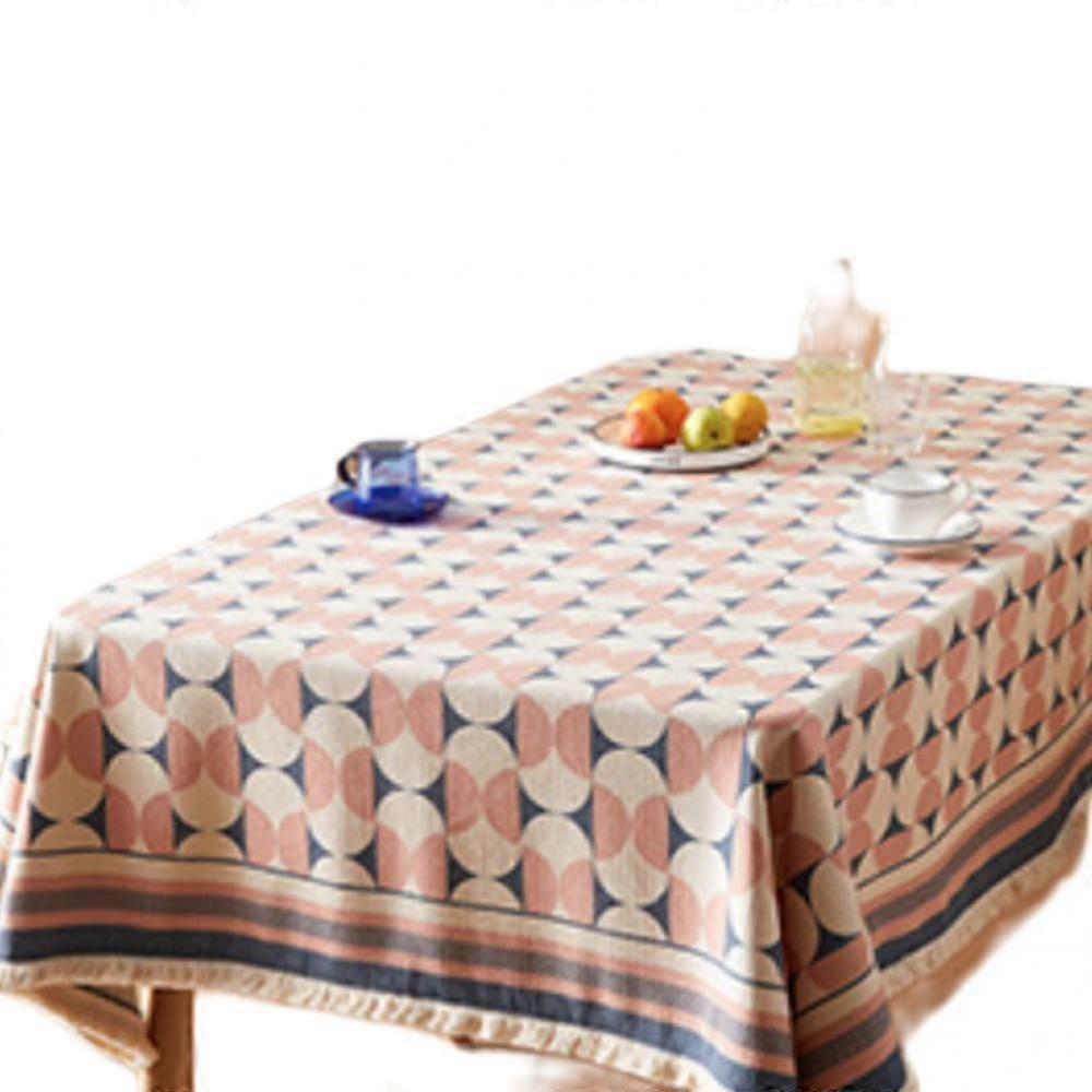 Tablecloth,Linen Textured Table Cloths Square  Waterproof Premium Solid Woven Tablecloth ,Spill-Proof   for Party Table Feature Extra Soft and Thick F
