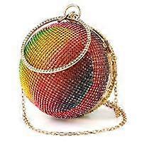 Polyester Round Ball Clutch Bag with chain Ball shape bag