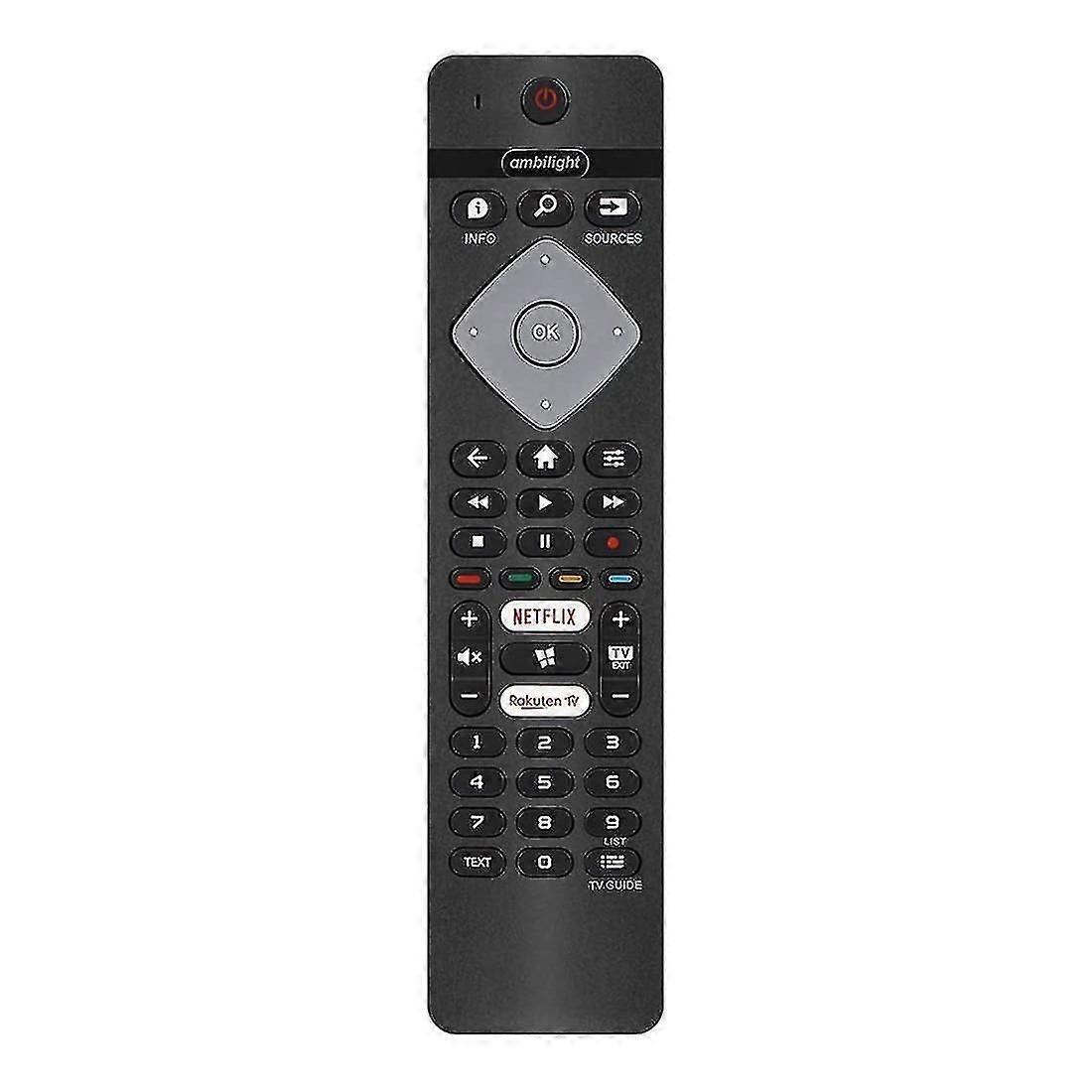 Remote Control Replacement For All Philips Ambilight 4k Smart Led Tv 75pus6754/12 65pus6754/12 65pus6704/12 55pus6754