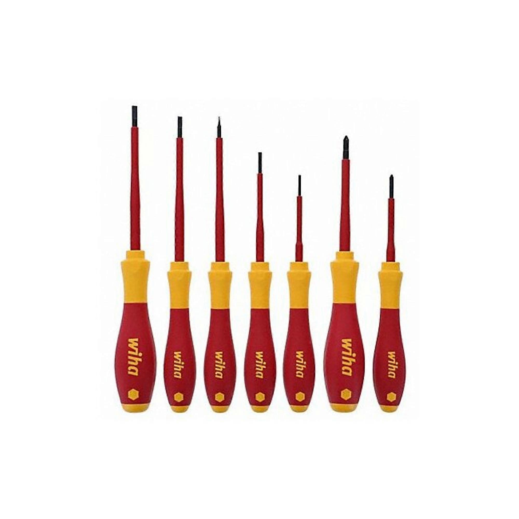 32188 7 Piece Insulated Slotted Phillips and Small Screwdrivers Set