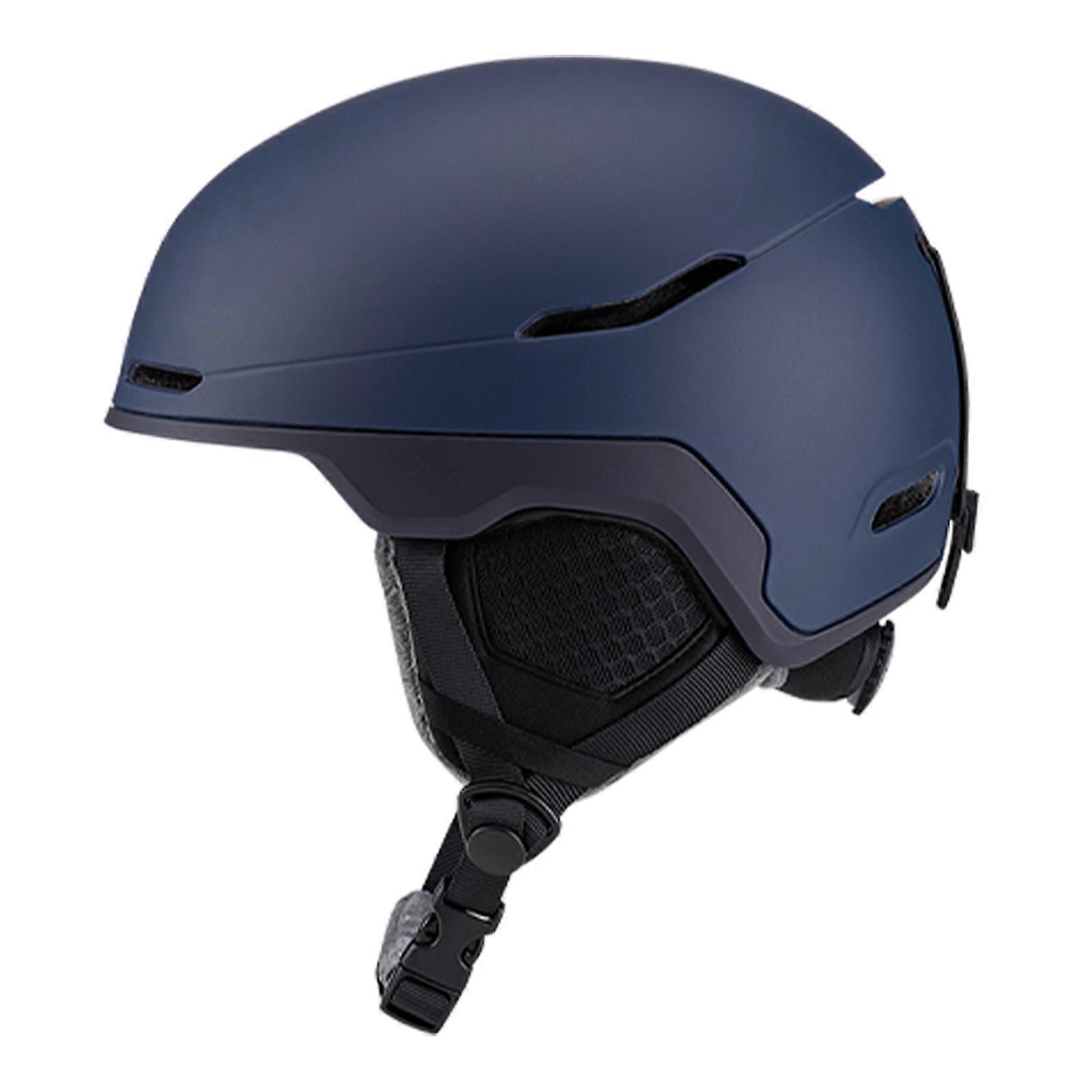 Lightweight Ski Helmet M/L, EPS Liner, Velvet, Black/White/Blue