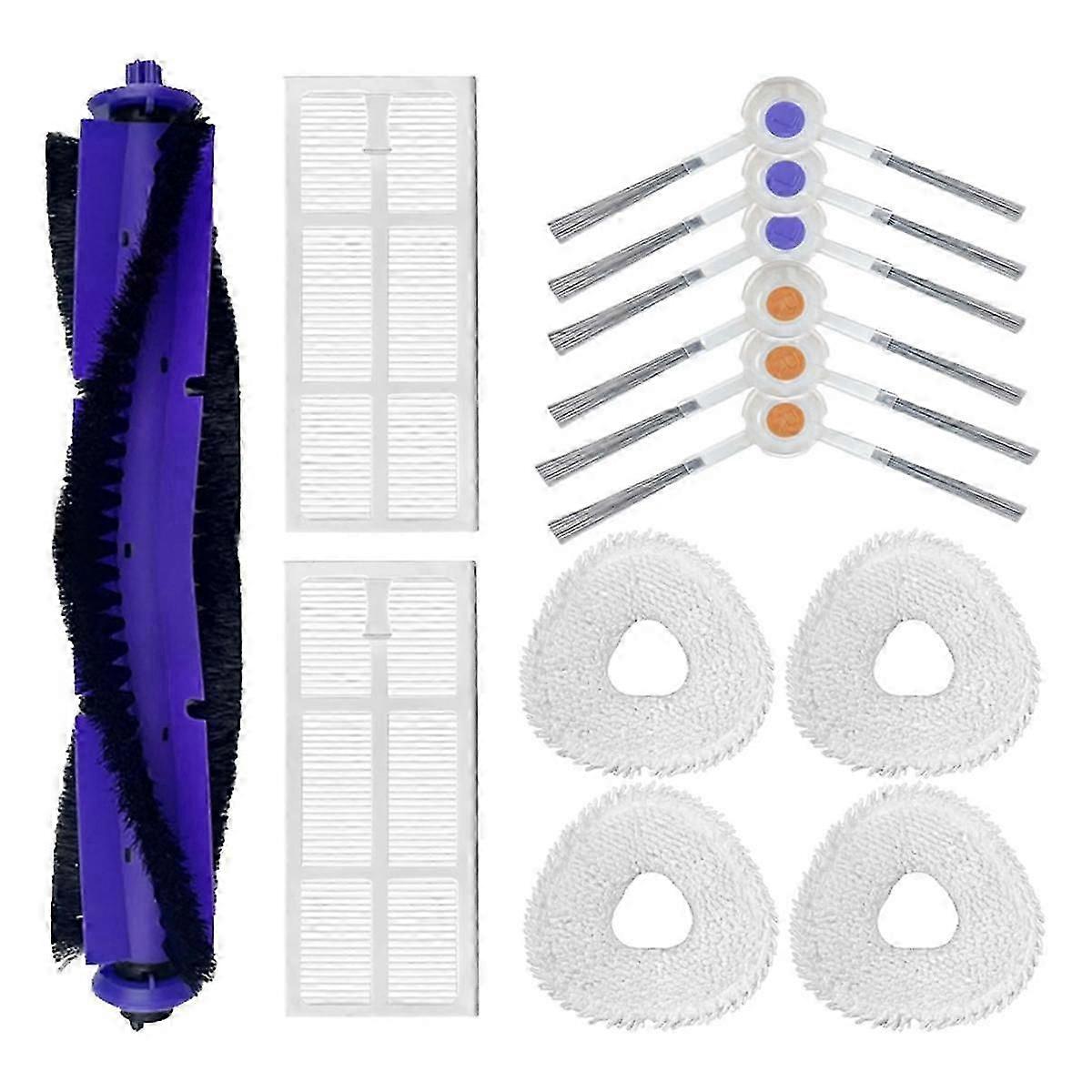 Replacement Accessories for Freo Robot Vacuum Robot Vacuum 1 Main Brush 6 Side Brush 2 Filter 4 Mop