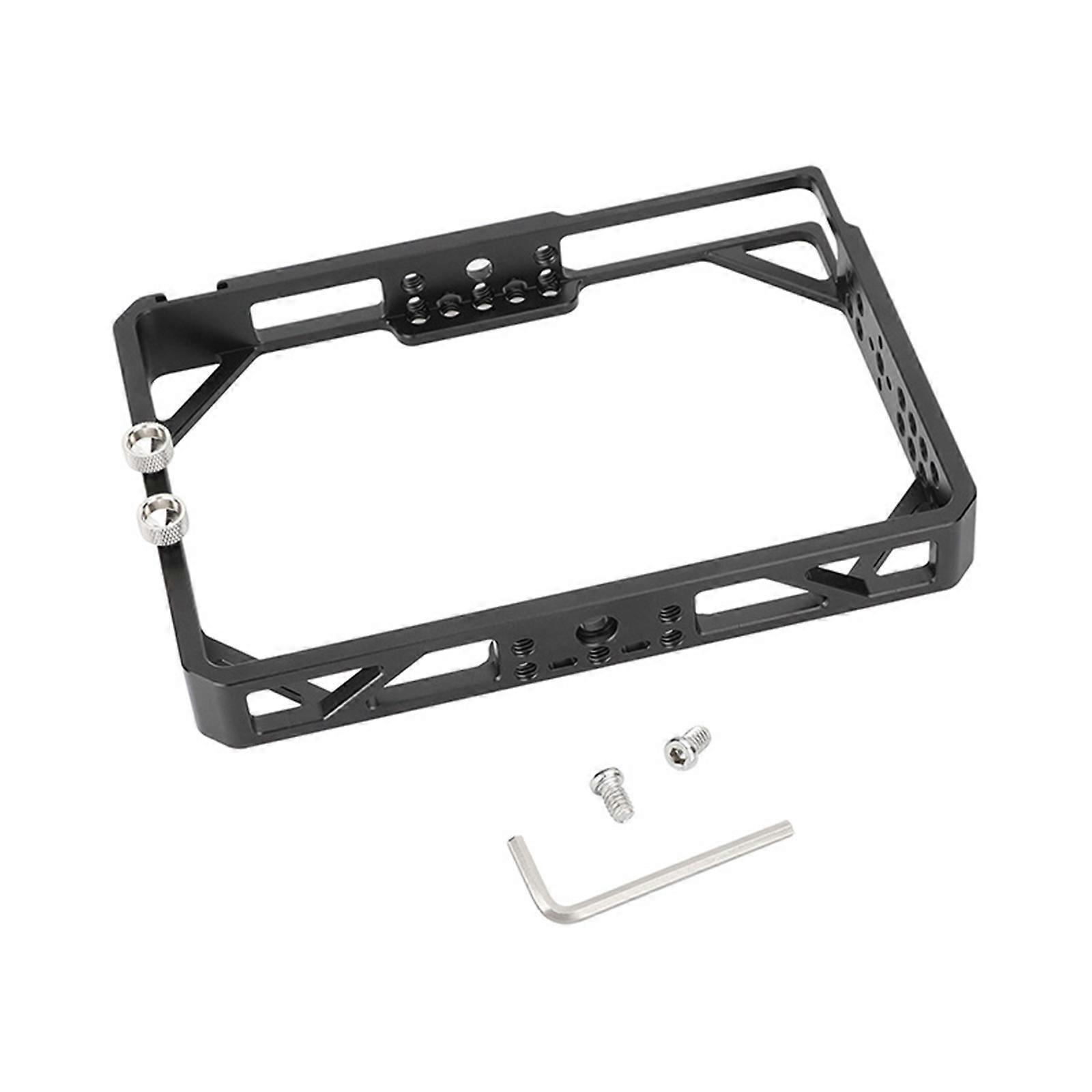 Screen Cage with 1/4 Threaded Hole Multiple Extension Function For Liliput A7s 7inch Video Camera Accessory Attachment