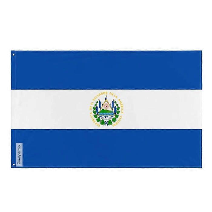 Flag of El Salvador – 192 x 288 cm – Polyester – Iron eyelets – Durable