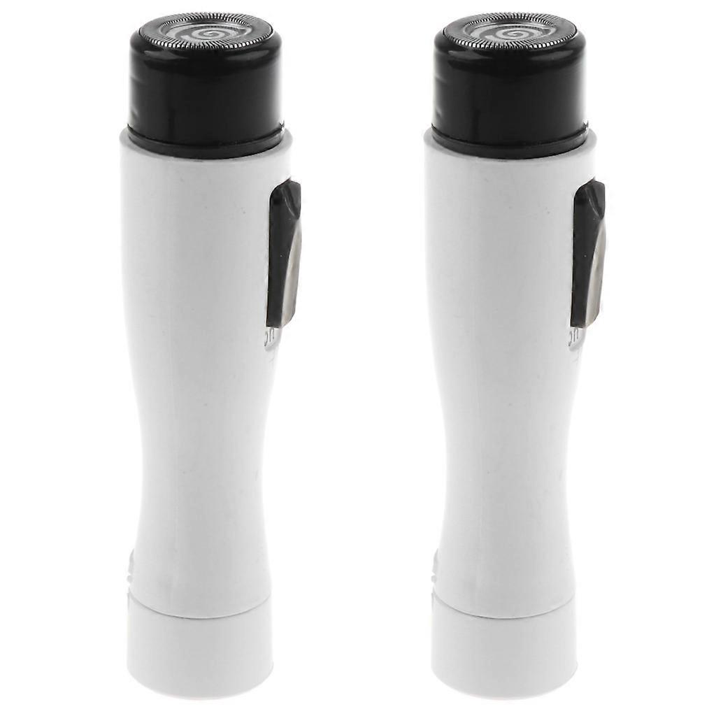 2 قطعة بطارية كهربائية صغيرة حاجب القصص أحمر الشفاه الحواجب القلم مزيل الشعر