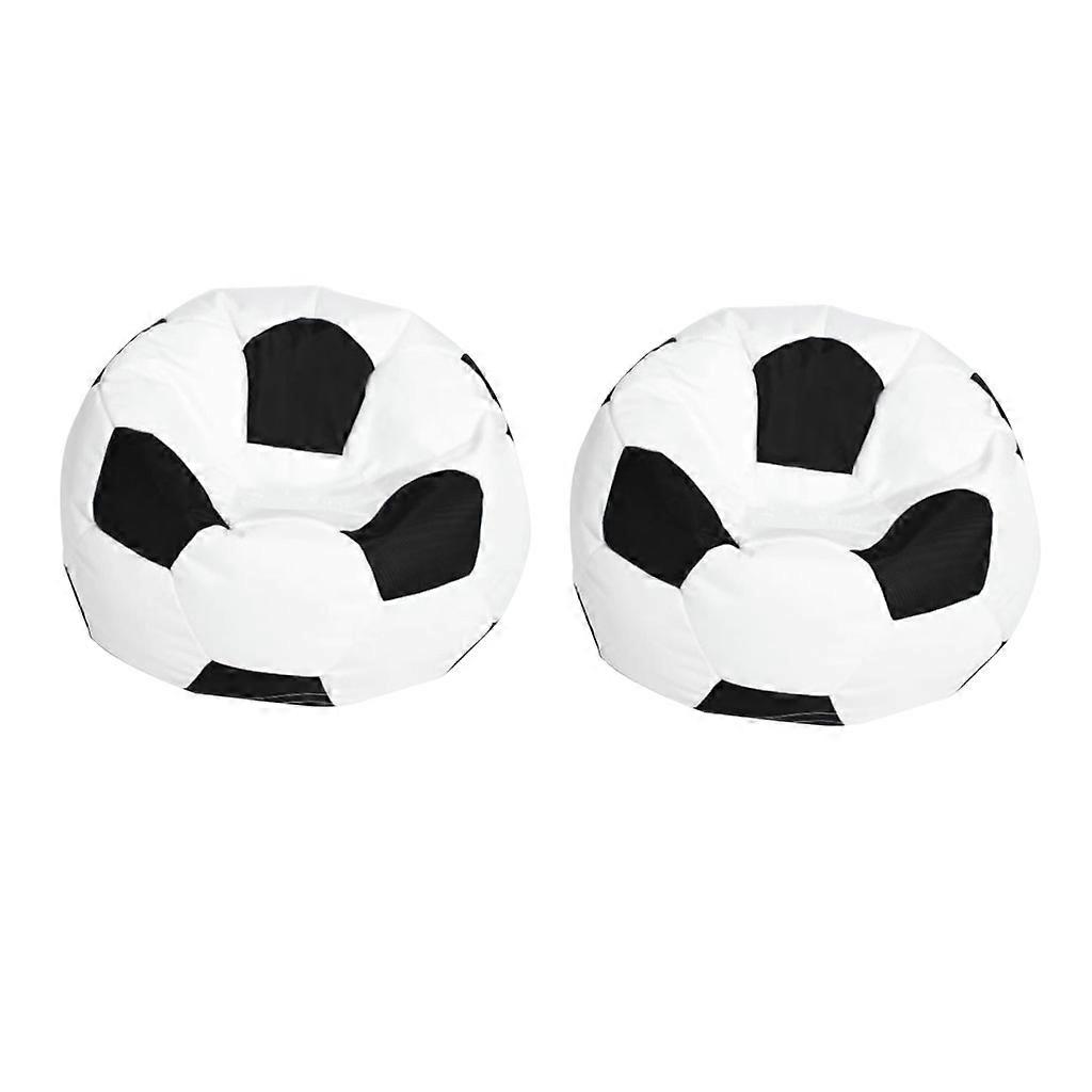 Ersatzabdeckungen Erwachsene Sitz Pod Tasche Abdeckung Fußball Muster 2 Stück