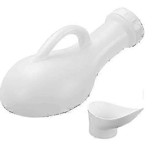 Taşınabilir Unisex 1000ml Dökülmeye Karşı Dayanıklı İdrar Şişesi, Erkekler & Kadınlar için Snap-On Kapaklı