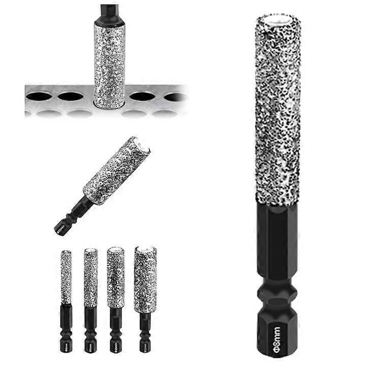 2-in-1 Hexagonal Shank Brazing Dry Drilling Specialized Hole Opener Drill Bits