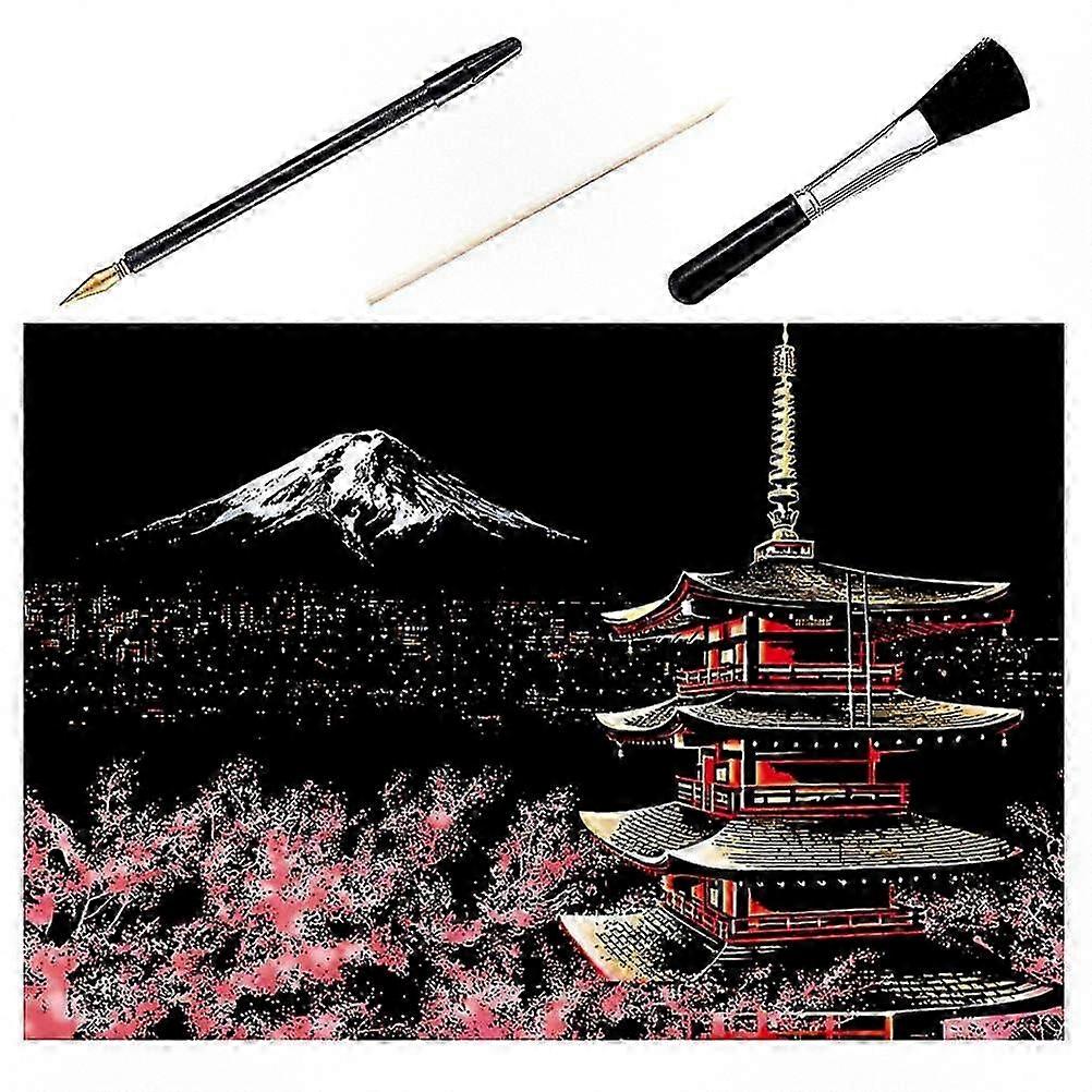 Gifts for Adults Including Scratch Painting Kits, Scratch Art Supplies, Scratch Paper and Craft Kits Suitable for Various Brand Enthusiasts