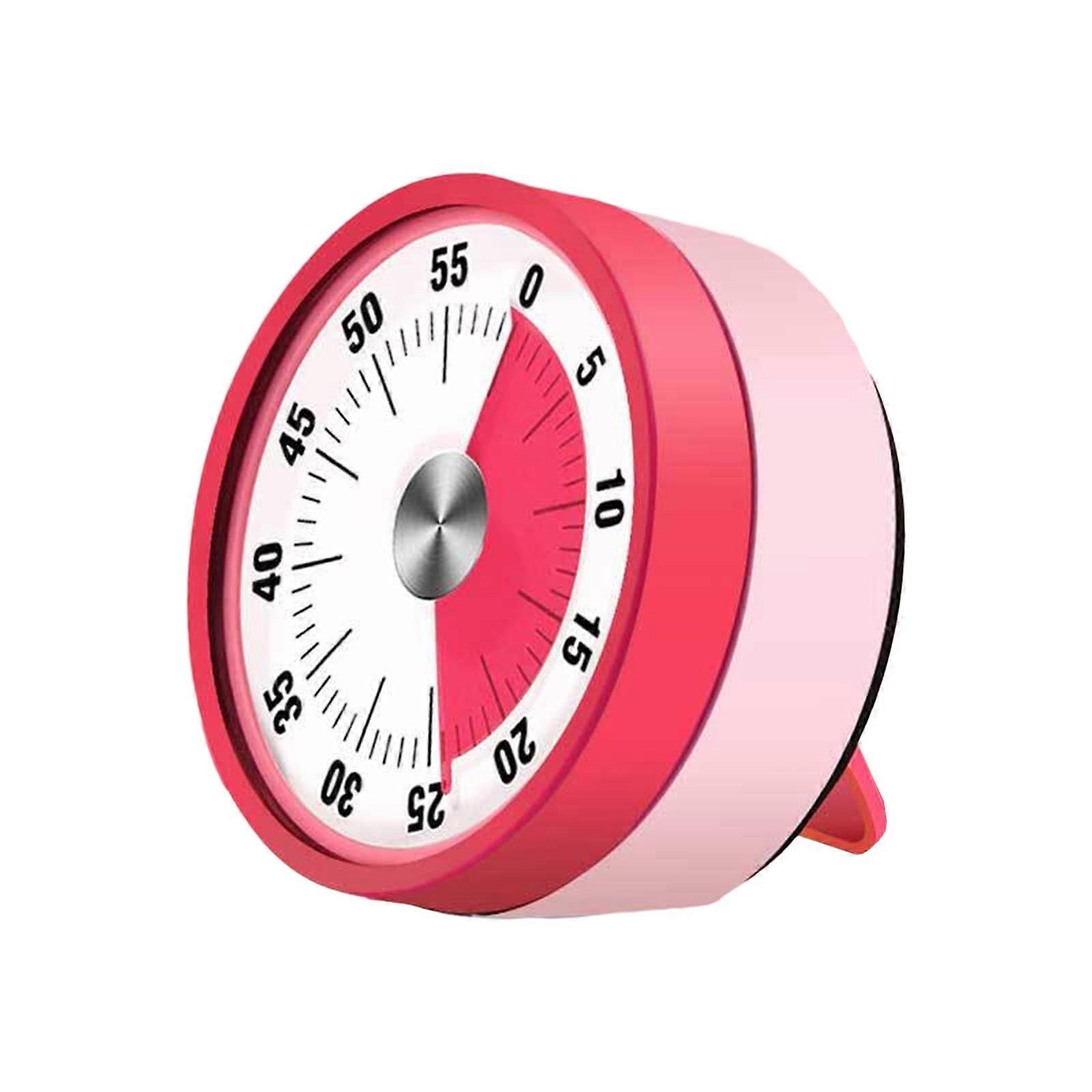 60 Minutes Visual Timer Classroom Countdown Timer Time Management Tool for Kitchen Cooking Teaching Working Meeting  Pink