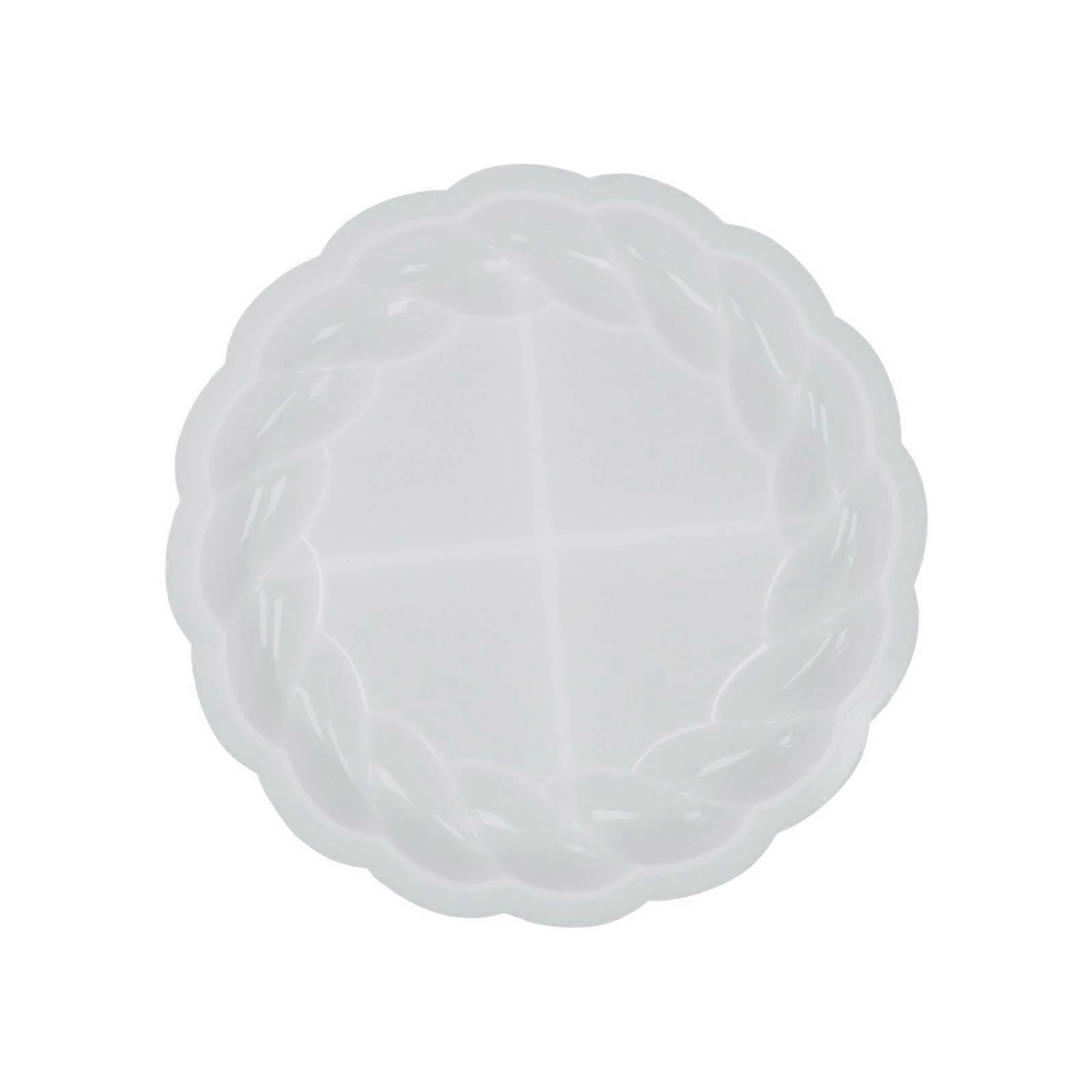 Epoxy Resin Moulds Coasters Tray Silicone Mould Coasters, DIY Coasters Excellent Elasticity Epoxy Resin Molds