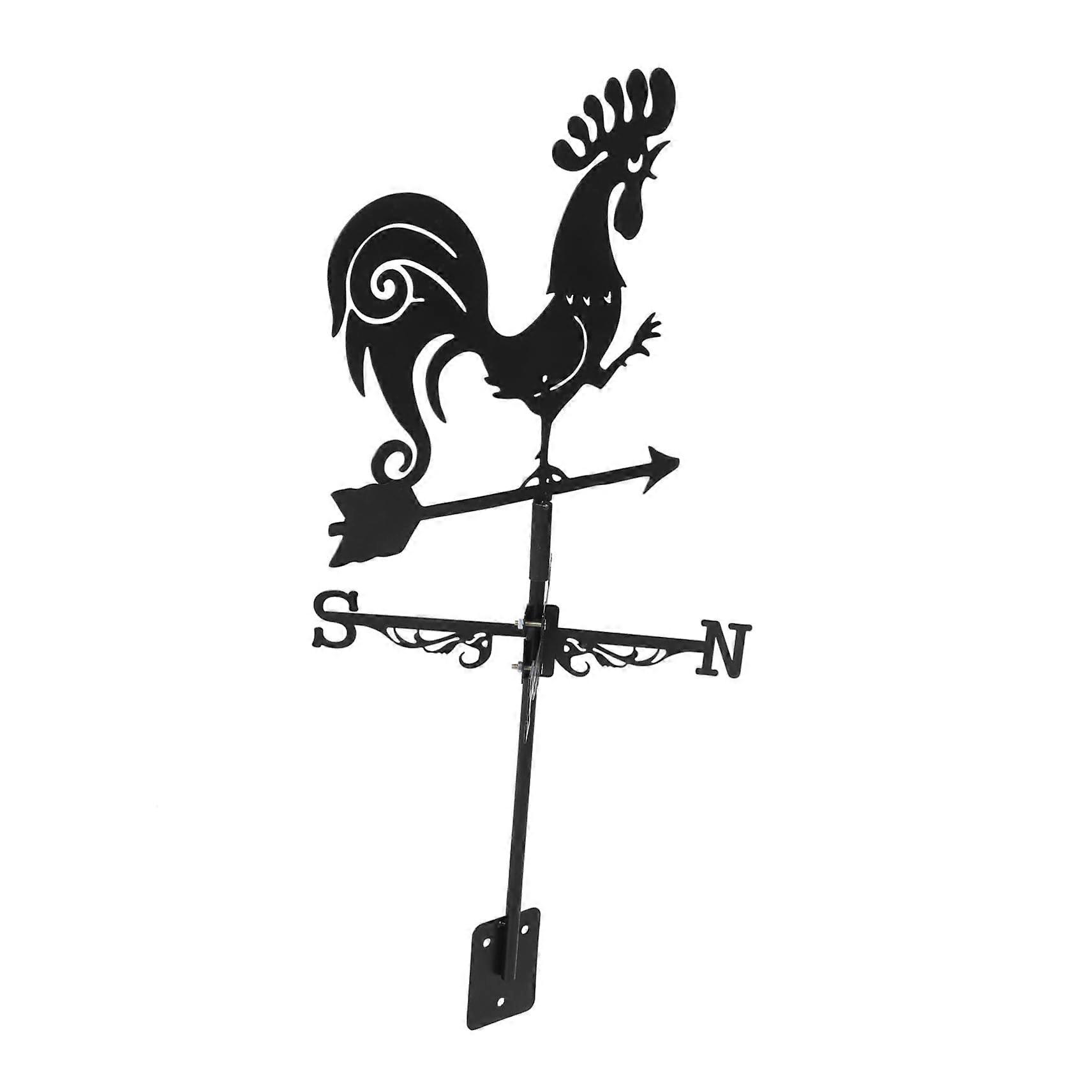 Weather Vane 3-Piece Set For Outdoor Chicken Coop Wind Direction Indicator, Chicken Feeder Wind Vane