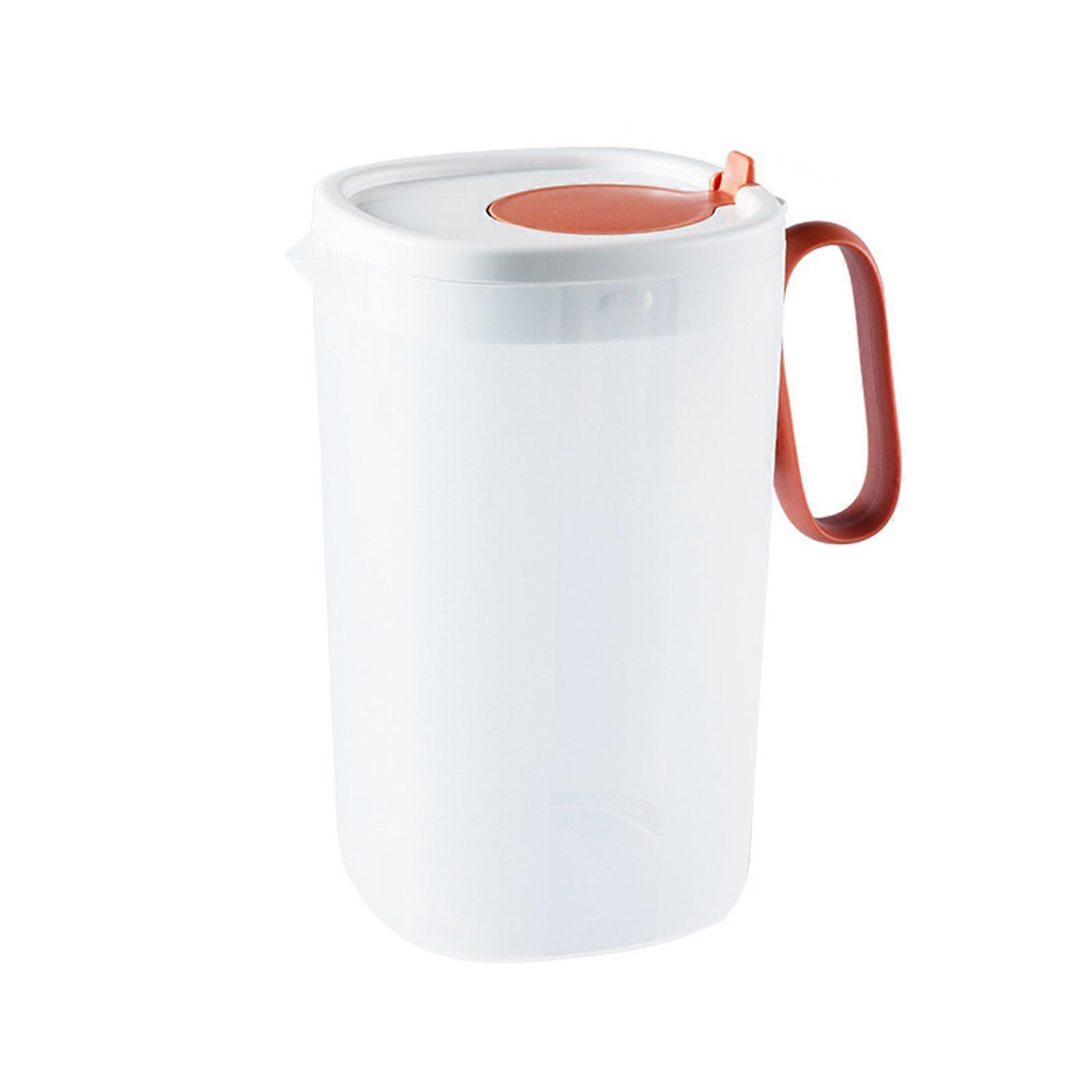 3 Colors- Large-Capacity Refrigerator Cold Water Kettle Household High-Temperature Resistant Cold Kettle Juice Pot Red