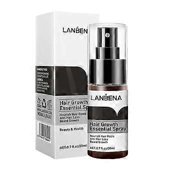 LANBENA Men Women Ginger Hair Growth Spray Fast Grow Anti Hair Loss Essence Repair Damaged Hair Roots Scalp Treatments Multicolor