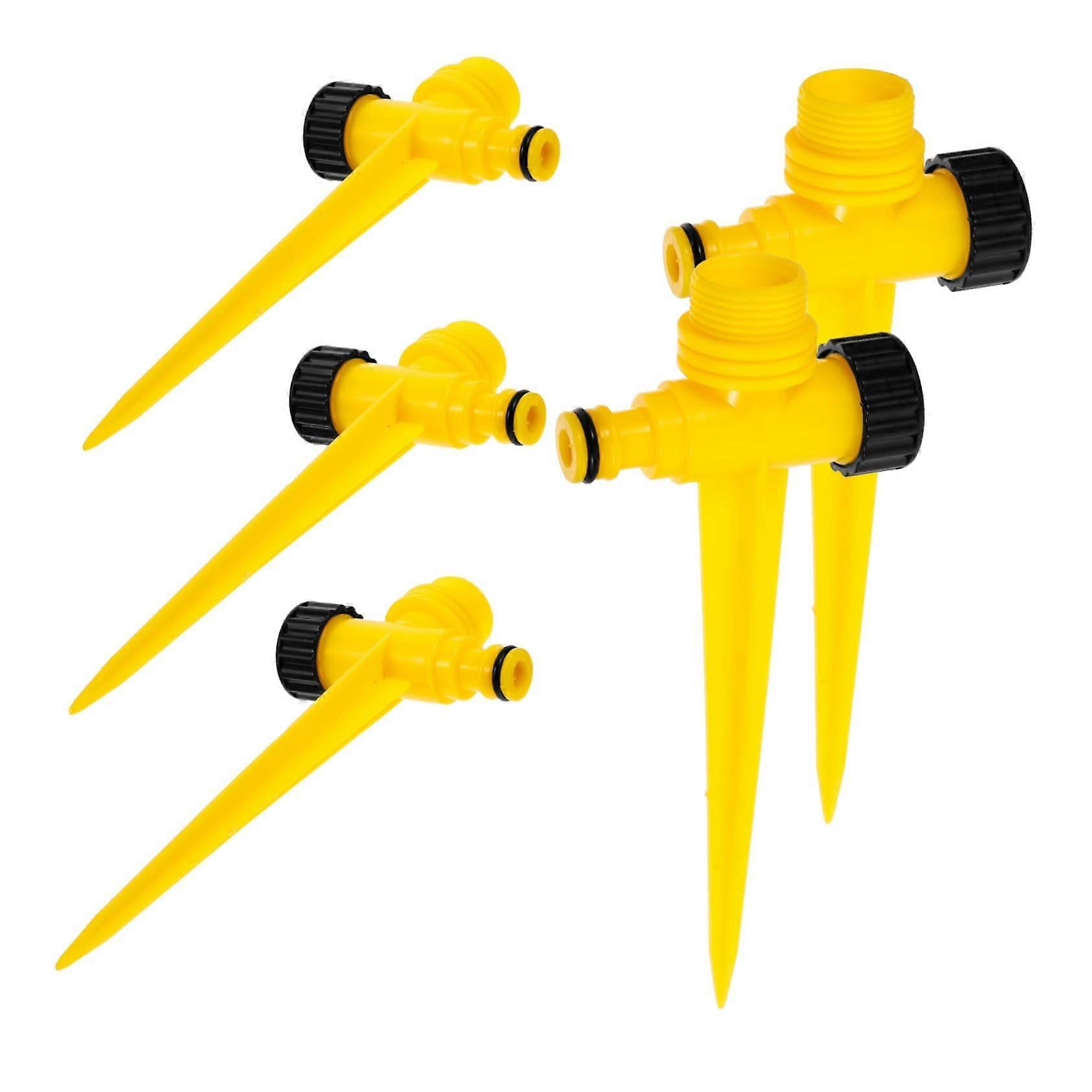 Drip Irrigation Sprinkler Heads Plastic Rotating Automatic Nails 19.70X7.80X3.00CM yellow