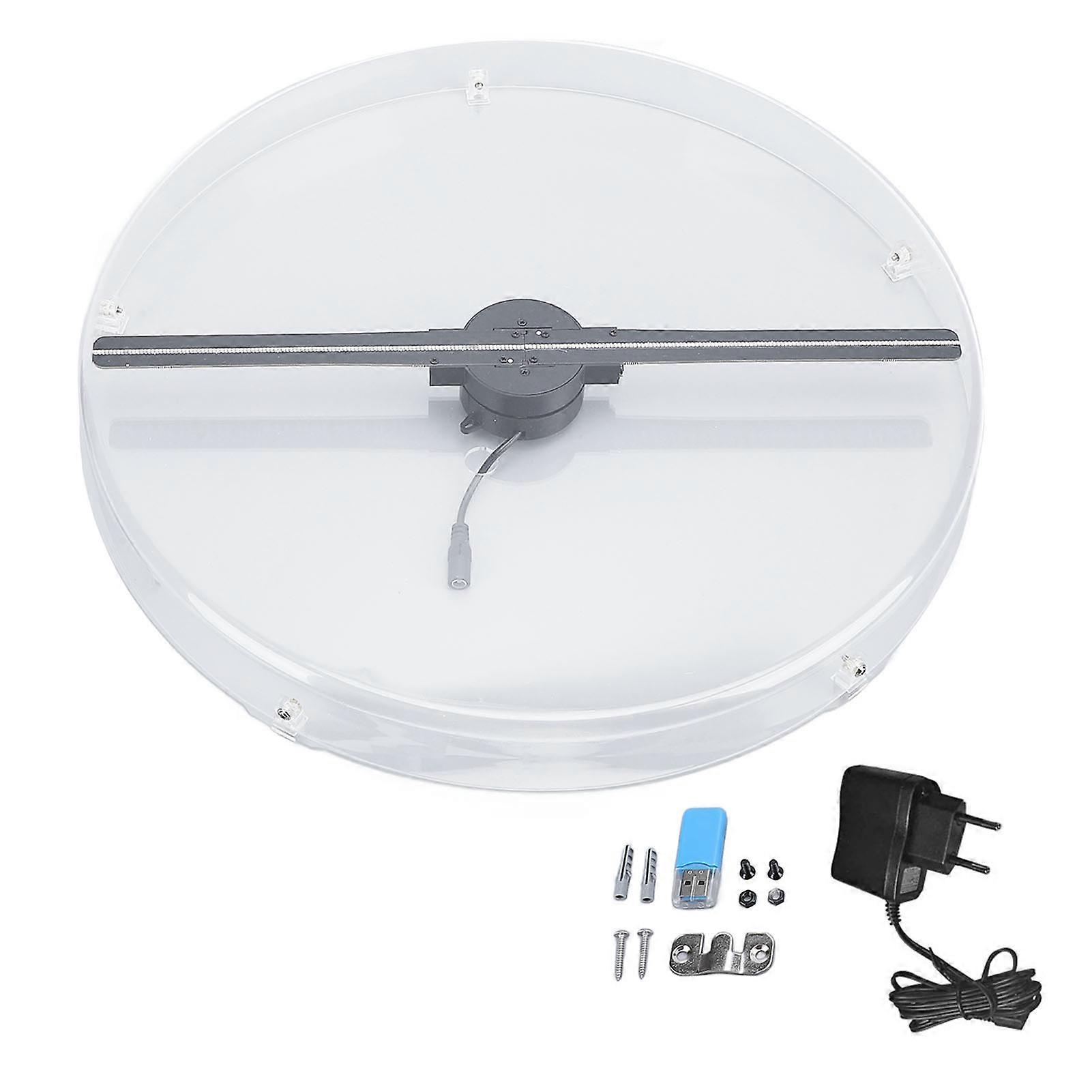 3D Holographic Fan 224 LED Portable Display for Malls, Restaurants, and Hotels