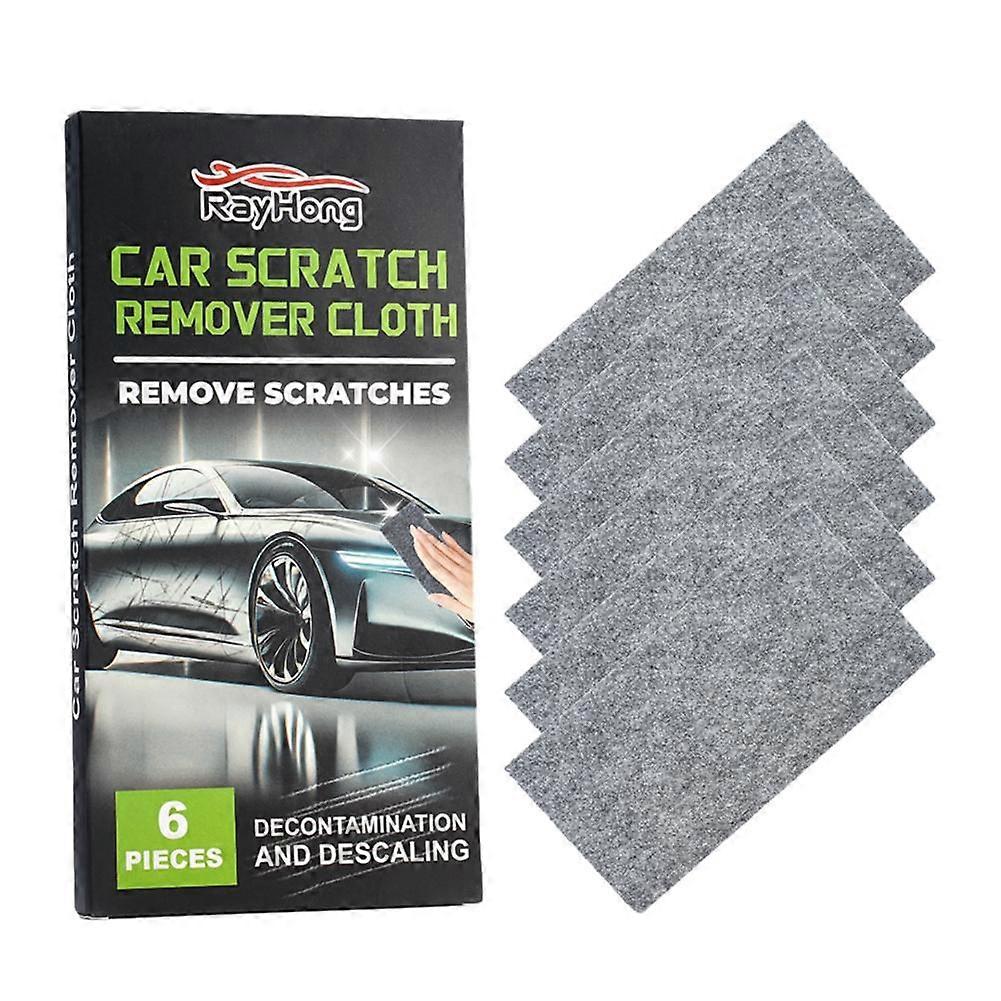 6pcs(A)$Nano Flash Car Scratch Cloth Nano Magic Scratch Removal Cloth