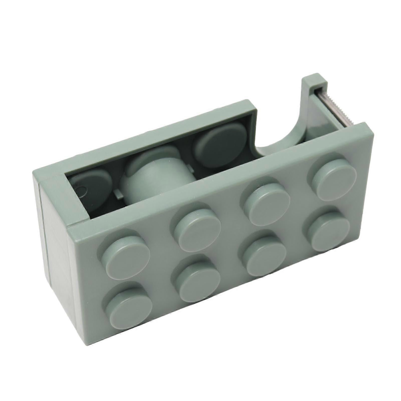 2025 Latest Model Tape Dispenser Cute Building Block Shape Easy Cutting Desk