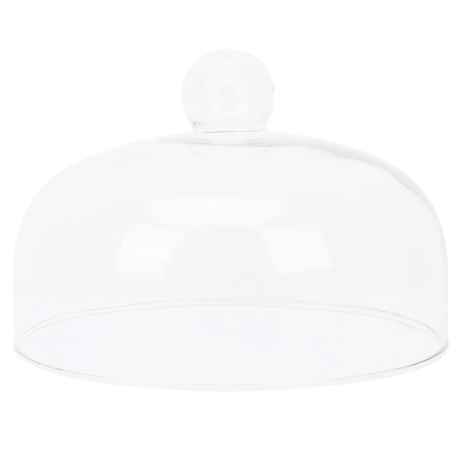 Transparent Glass Cover for Protection Simple and Practical Dessert Protector Sturdy and