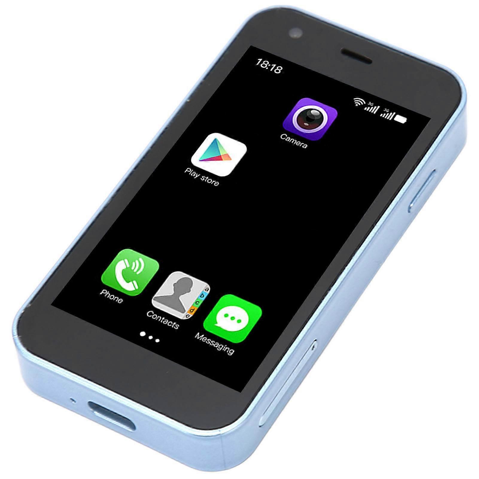 SOYES XS15 מיני 3G סמארטפון 3in WiFi 2GB 16GB 3D זכוכית דק HD מצלמה כפול SIM סמארטפון כחול 