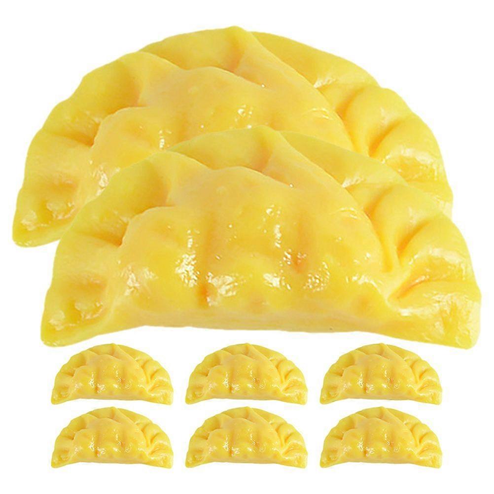 8pcs Artificial Dumpling Realistic Fake Dumpling Model Fake Dumpling Food Models