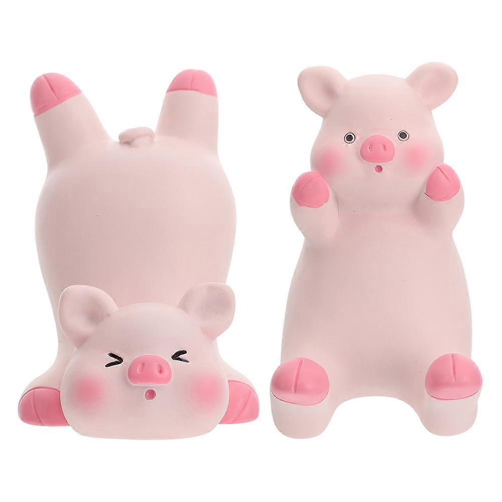 Piggy Phone Stand Cute Mobile Holder for Desktop, Durable Resin Design with Stable Structure, Creative Home Decoration