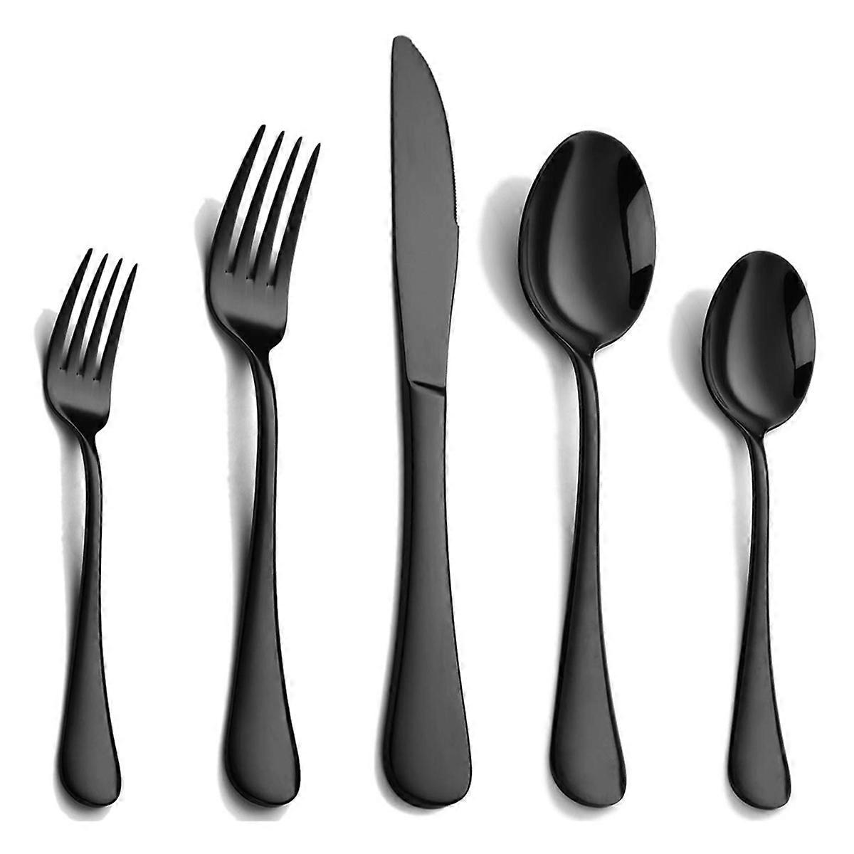 Cutlery Set, Stainless Steel Cutlery Set, Cutlery Set Includes Knife/Fork/Spoon Mirror Polished, Di