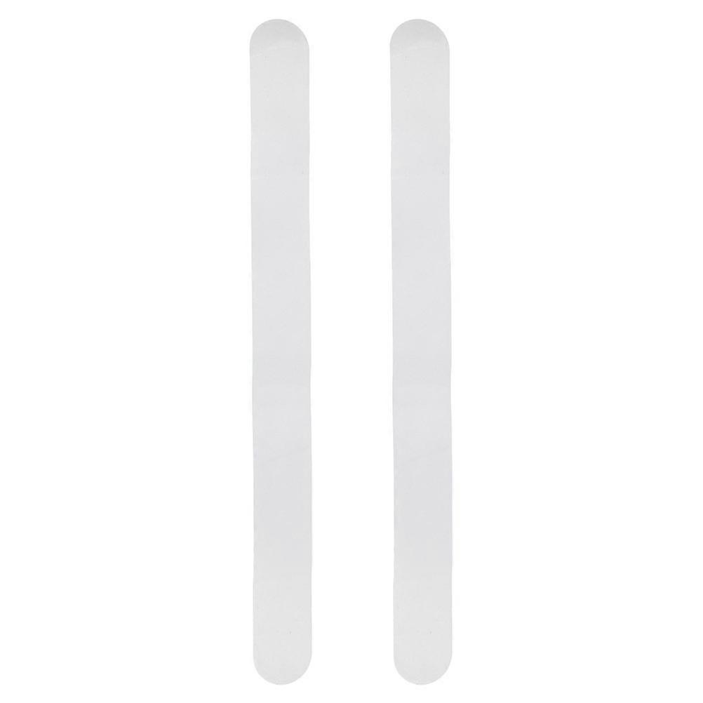 Transparent Tennis Racket Edge Stickers   2pcs Protective Head Tape for Racket Frames, Durable TPU Material to Prevent Scratches and Damage During