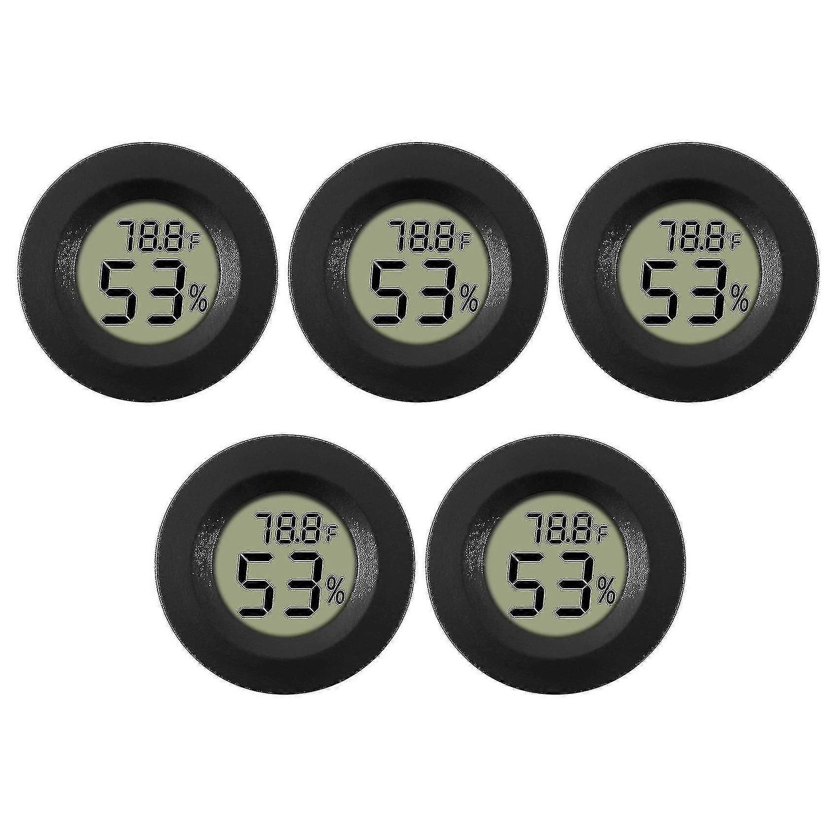 Digital Lcd Display 5 Pack Hygrometer Hygrometers Hygrometers