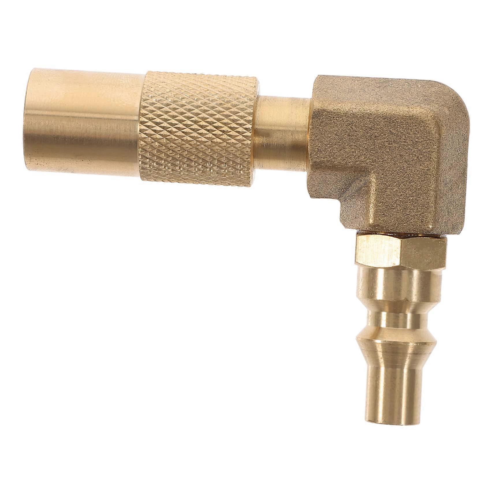 90 Degree Adaptor Connector For Barbecue Accessories, Motorhomes Compatible Quick Connection, Safe Use