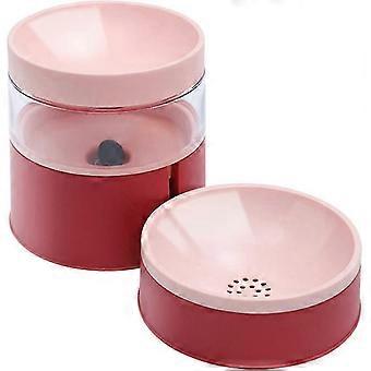 1 Piece Cat Feeders And Drinkers Automatic Anti-spill Water Bowl Dispenserred