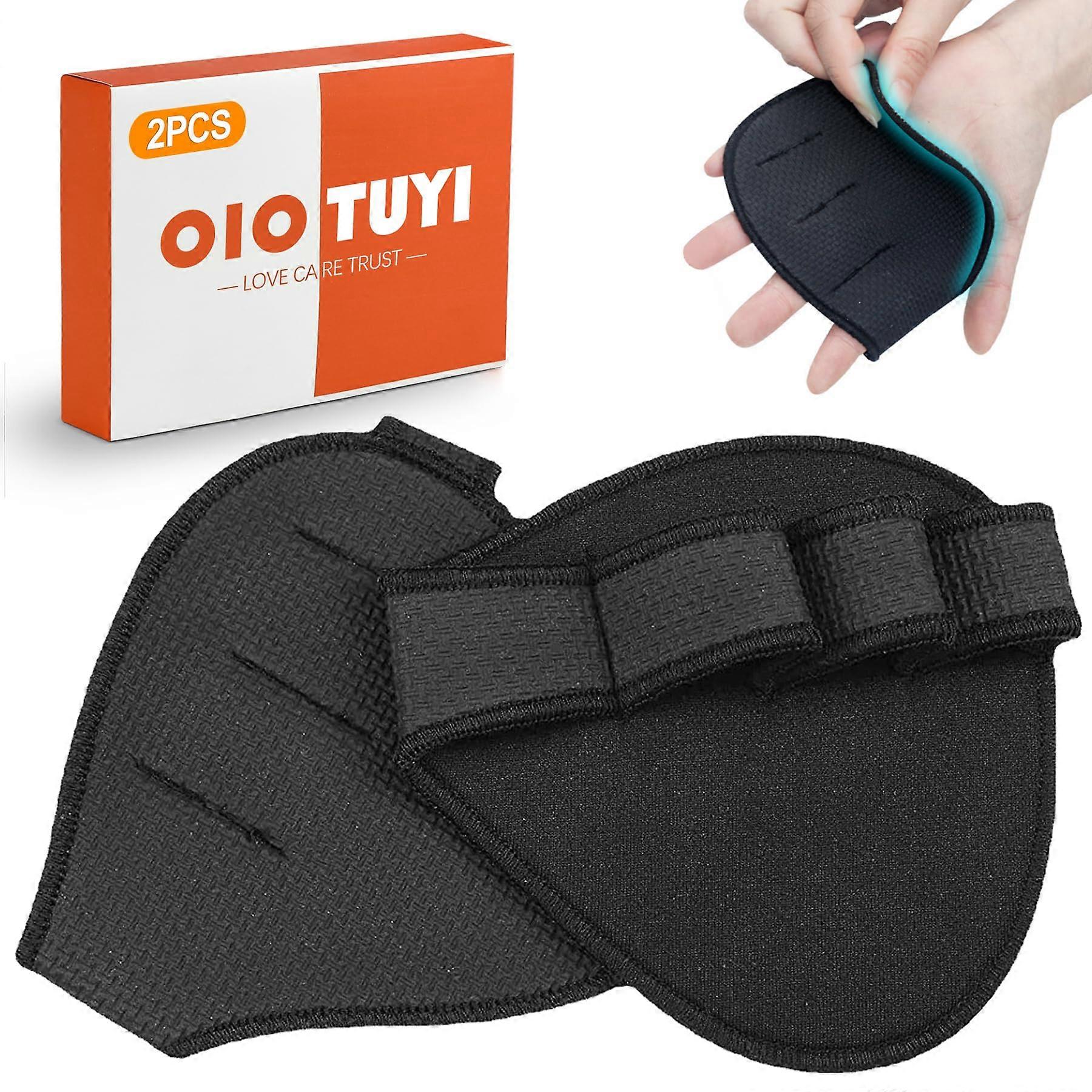 1 Pair Grip Pads for PullUps and Strength Training, Neoprene Grip Pads for Fitness  Bodybuilding, Maximum Grip, Alternative to Fitness Gloves